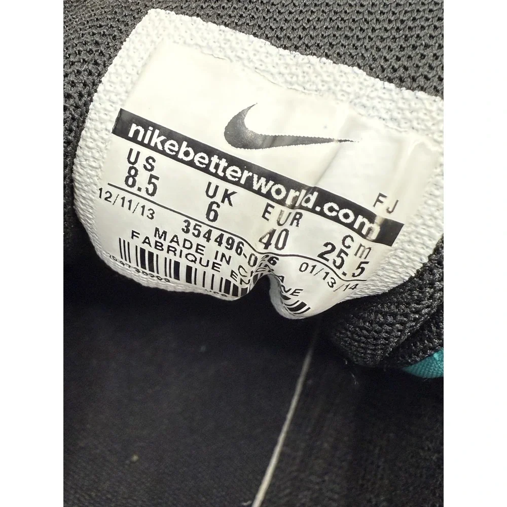 Nike Sweet Classic Blue Leather Sneakers Casual Low Shoes Women's Size 8.5 #8
